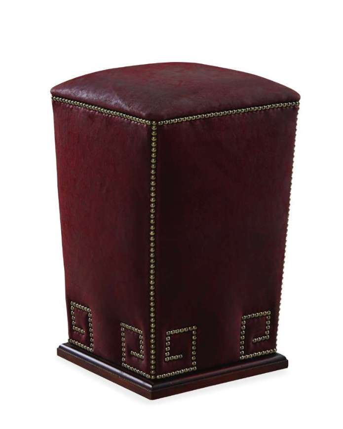 Picture of L9045-10 LEATHER BONGO OTTOMAN