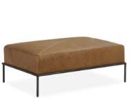 Picture of L9059-92 LEATHER BENCH OTTOMAN