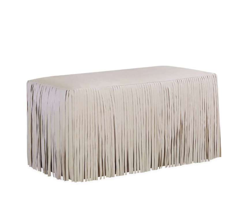 Picture of L9067-90C LEATHER OTTOMAN