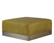 Picture of L9119-90 LEATHER COCKTAIL OTTOMAN