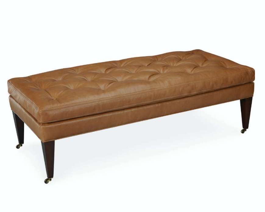Picture of L9133-10 LEATHER OTTOMAN
