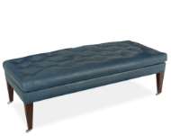 Picture of L9133-10 LEATHER OTTOMAN