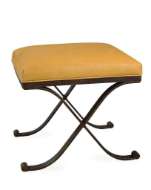 Picture of L9179-00 LEATHER OTTOMAN