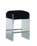 Picture of L9196-10 LEATHER COUNTER STOOL