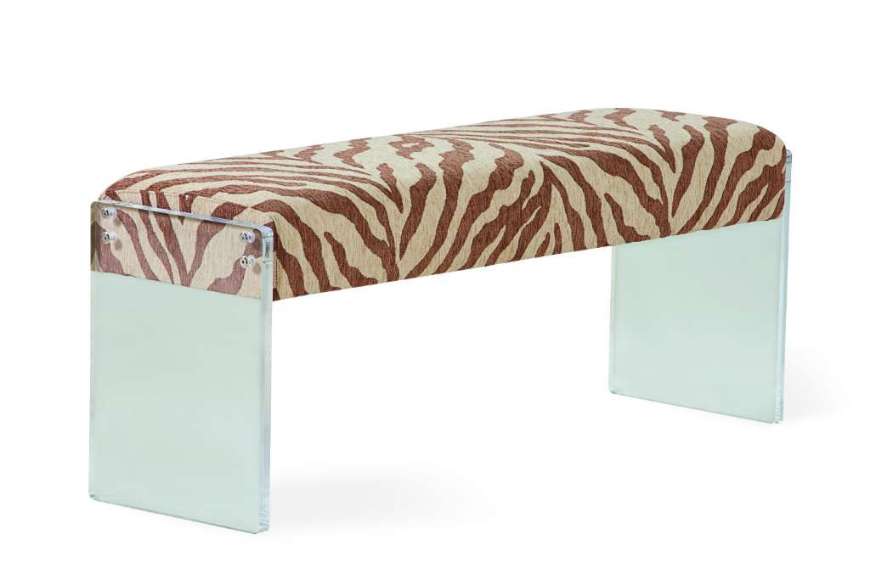 Picture of L9196-90 LEATHER COCKTAIL OTTOMAN