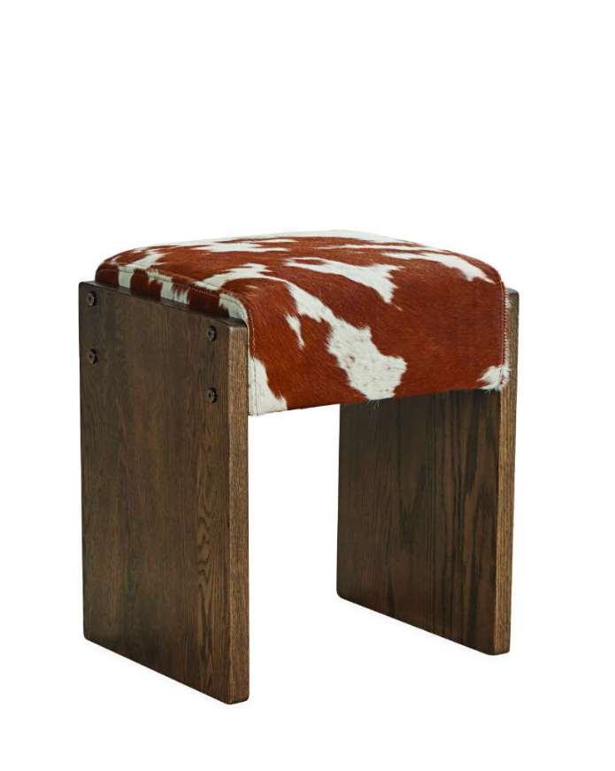 Picture of L9198-00 LEATHER OTTOMAN