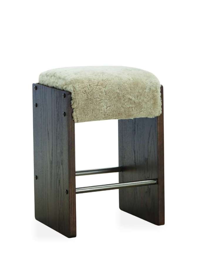 Picture of L9198-10 LEATHER COUNTER STOOL