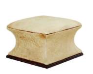 Picture of L9201-00 LEATHER OTTOMAN