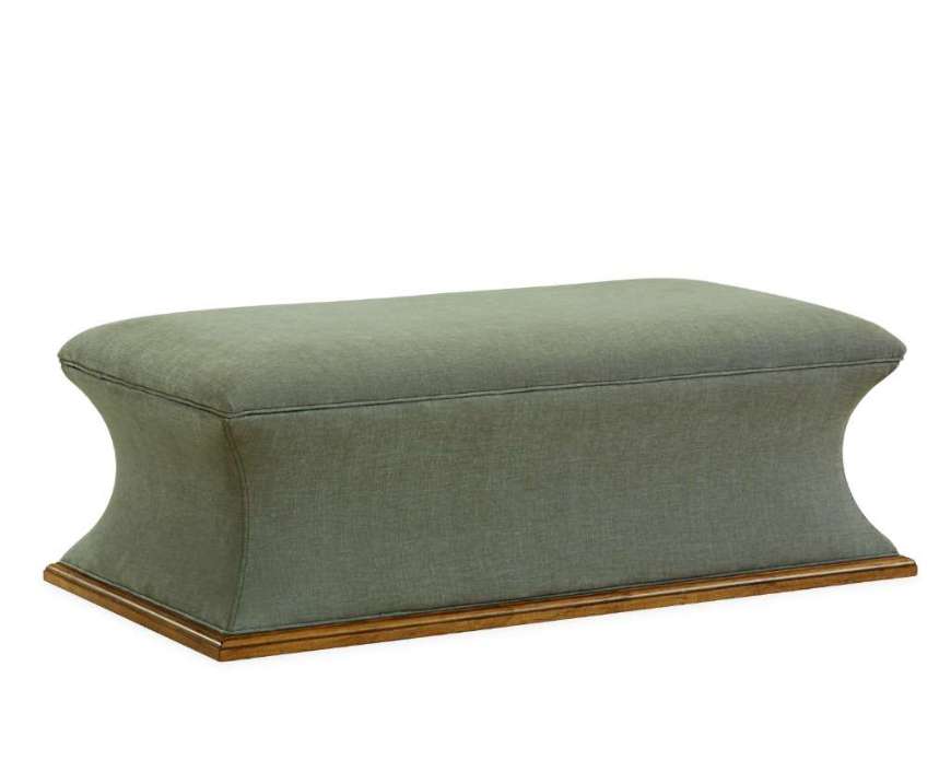 Picture of L9201-90 LEATHER COCKTAIL OTTOMAN
