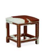 Picture of L9219-00 LEATHER OTTOMAN