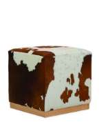 Picture of L9259-00 LEATHER CUBE OTTOMAN