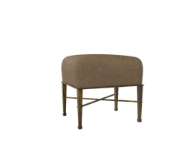 Picture of L9296-00 LEATHER OTTOMAN