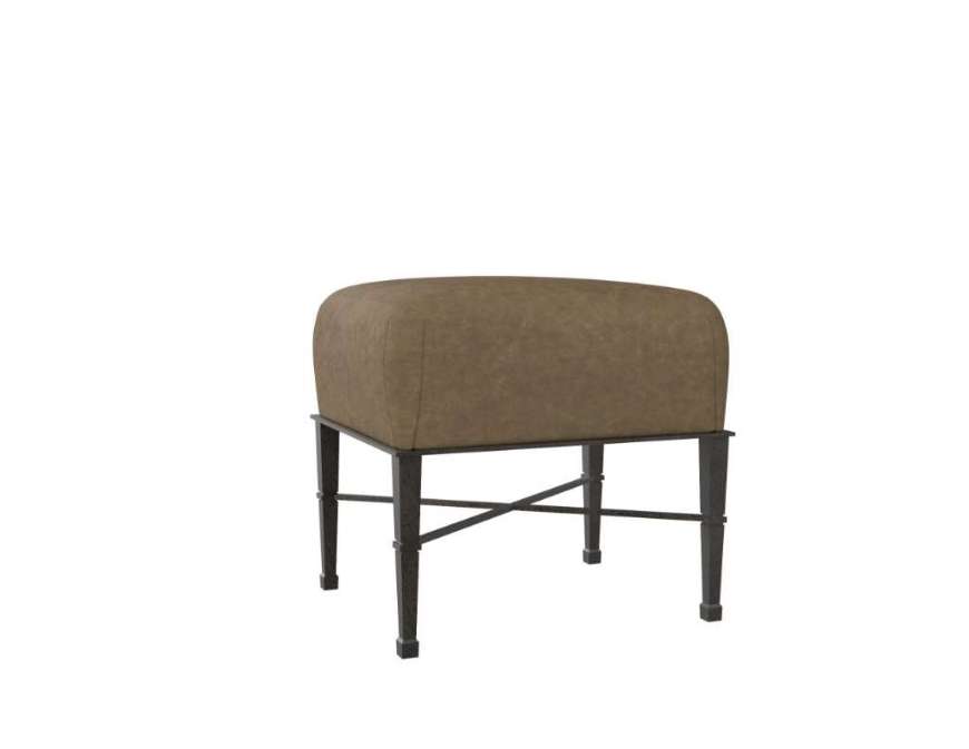 Picture of L9297-00 LEATHER OTTOMAN