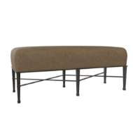 Picture of L9297-90 LEATHER BENCH OTTOMAN