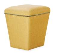 Picture of L9315-10 LEATHER BONGO OTTOMAN