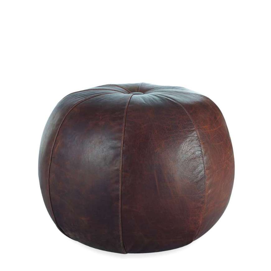 Picture of L9319-10 LEATHER OTTOMAN