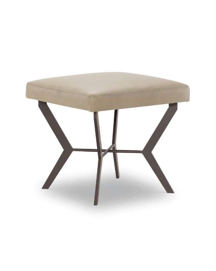 Picture of L9358-10 LEATHER OTTOMAN