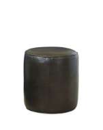 Picture of L9413-00 LEATHER DRUM OTTOMAN