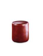 Picture of L9413-00 LEATHER DRUM OTTOMAN