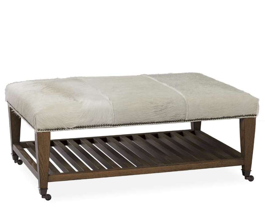 Picture of L9478-91 LEATHER BENCH OTTOMAN