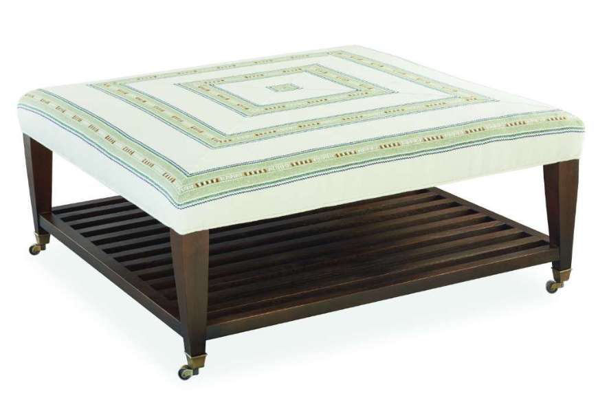 Picture of L9478-92 LEATHER BENCH OTTOMAN