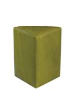 Picture of L9540-00 LEATHER TRIANGLE OTTOMAN