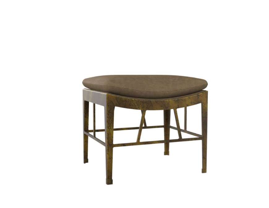 Picture of L9655-00 LEATHER OTTOMAN