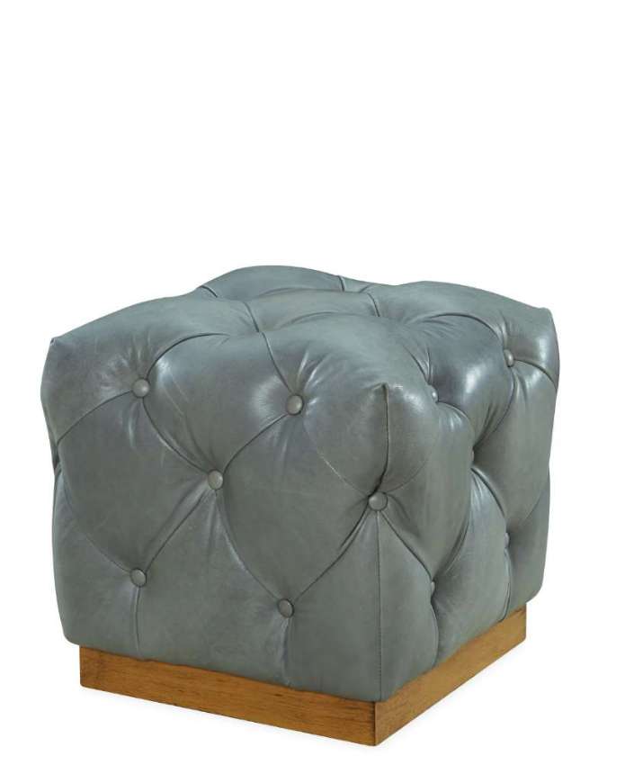 Picture of L9679-00 LEATHER OTTOMAN
