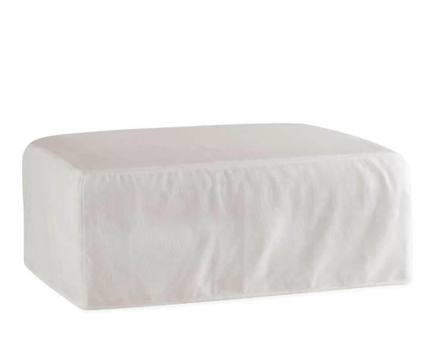 Picture of US6467-00 BODEGA BAY OUTDOOR SLIPCOVERED OTTOMAN