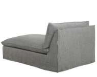 Picture of C1957-15 SLIPCOVERED ARMLESS CHAISE