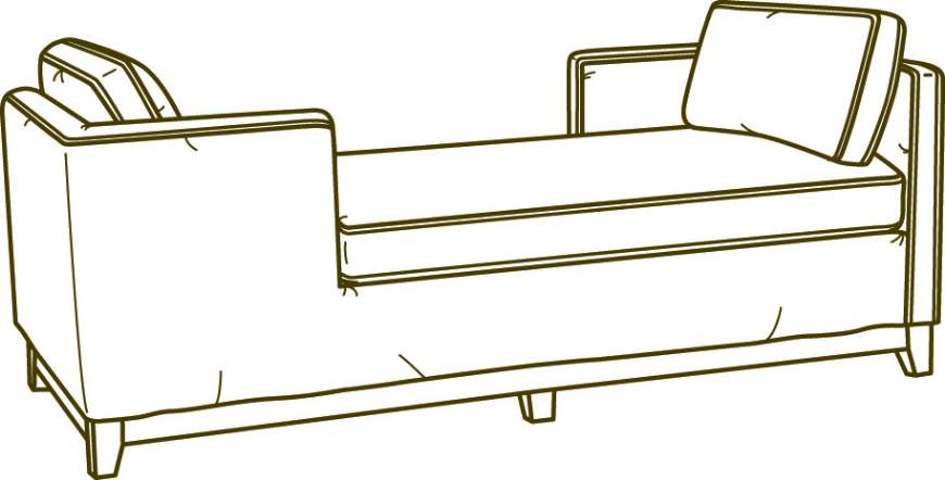 Picture of C7082-95 SLIPCOVERED CHAISE