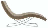 Picture of L1549-21 LEATHER CHAISE