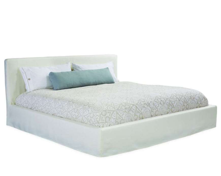 Picture of C14-66H SLIPCOVERED KING HEADBOARD WITH RAILS