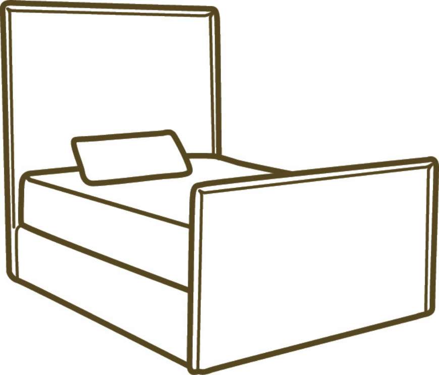 Picture of C16-30T SLIPCOVERED TWIN BED