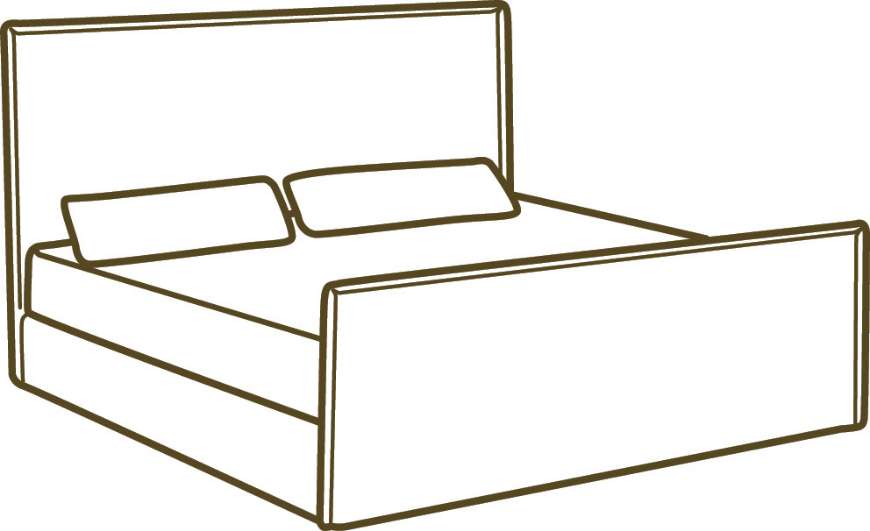 Picture of C16-62M SLIPCOVERED CALIFORNIA KING BED