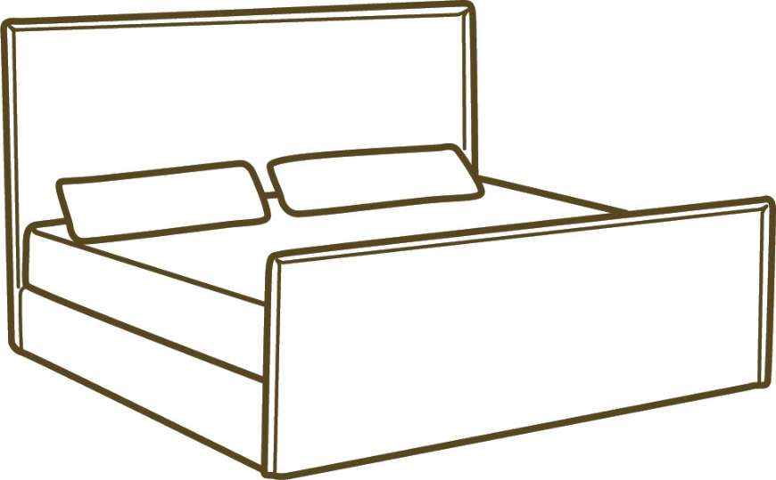 Picture of C16-66M SLIPCOVERED KING BED