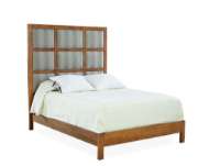 Picture of L80-50H LEATHER QUEEN HEADBOARD WITH RAILS