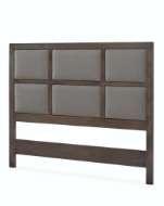 Picture of L81-50H LEATHER QUEEN HEADBOARD WITH RAILS