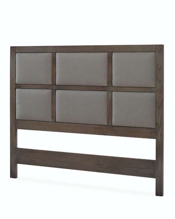 Picture of L81-50H LEATHER QUEEN HEADBOARD WITH RAILS