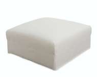 Picture of US127-10 BERMUDA OUTDOOR SLIPCOVERED OTTOMAN & 1/2