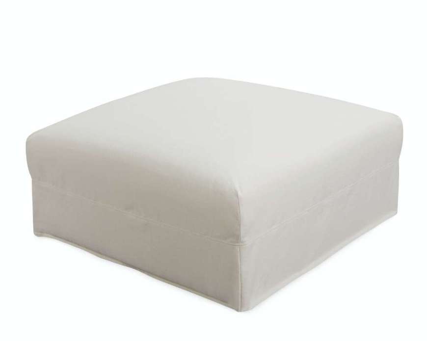Picture of US127-10 BERMUDA OUTDOOR SLIPCOVERED OTTOMAN & 1/2