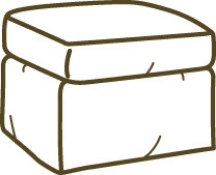 Picture of US137-00 CYPRESS OUTDOOR SLIPCOVERED OTTOMAN