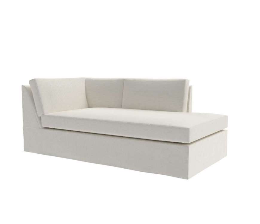 Picture of US3942-83RF HAVANA OUTDOOR SLIPCOVERED BUMPER CHAISE