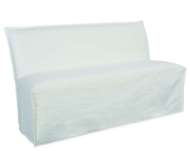 Picture of C1747-56C SLIPCOVERED DINING BENCH