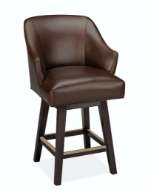 Picture of L5002-51SW LEATHER SWIVEL COUNTER STOOL