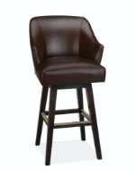 Picture of L5002-52SW LEATHER SWIVEL BAR STOOL