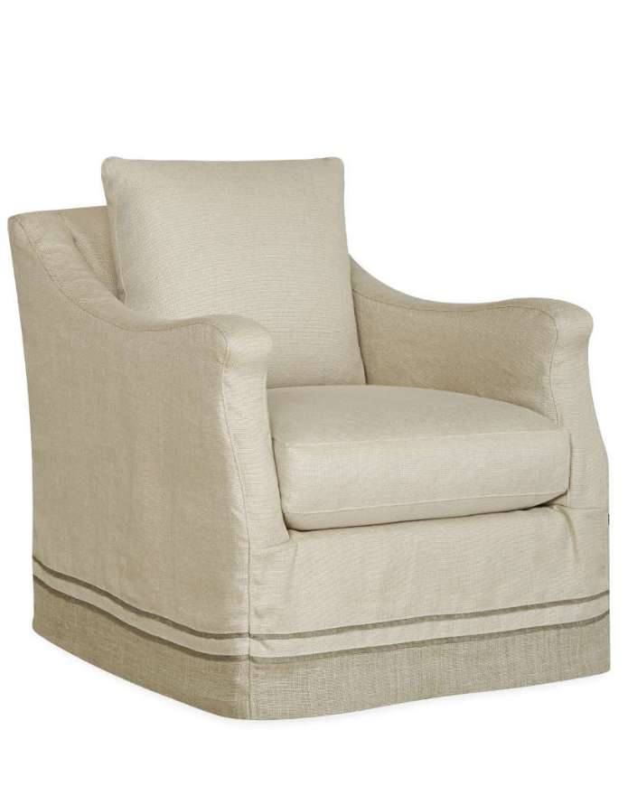 Picture of C3711-01 SLIPCOVERED CHAIR