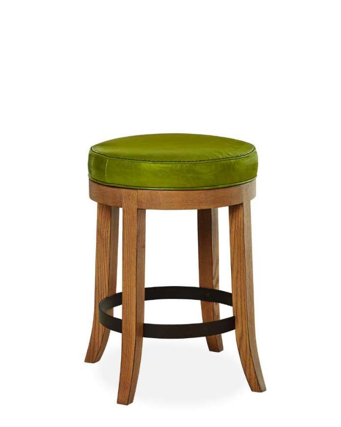 Picture of L5973-51SW LEATHER COUNTER STOOL