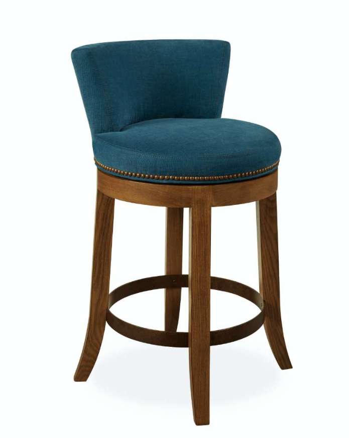 Picture of L5983-51SW LEATHER SWIVEL COUNTER STOOL
