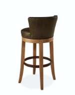 Picture of L5983-52SW LEATHER SWIVEL BAR STOOL
